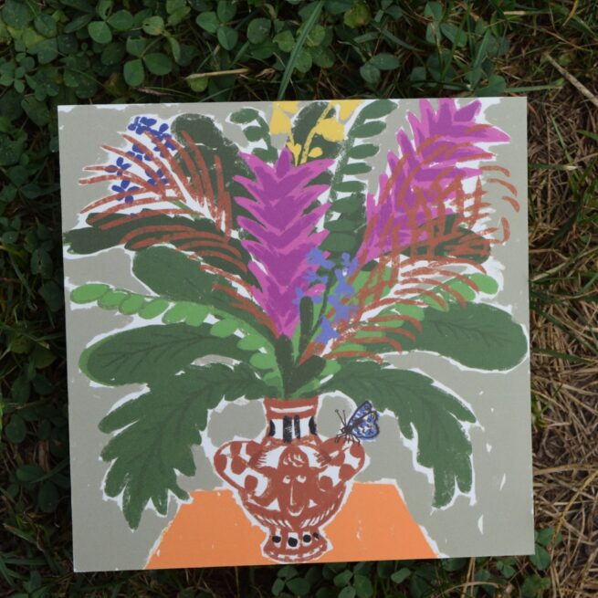 card: Vase face